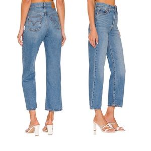 LEVI’S Ribcage High Rise Straight
